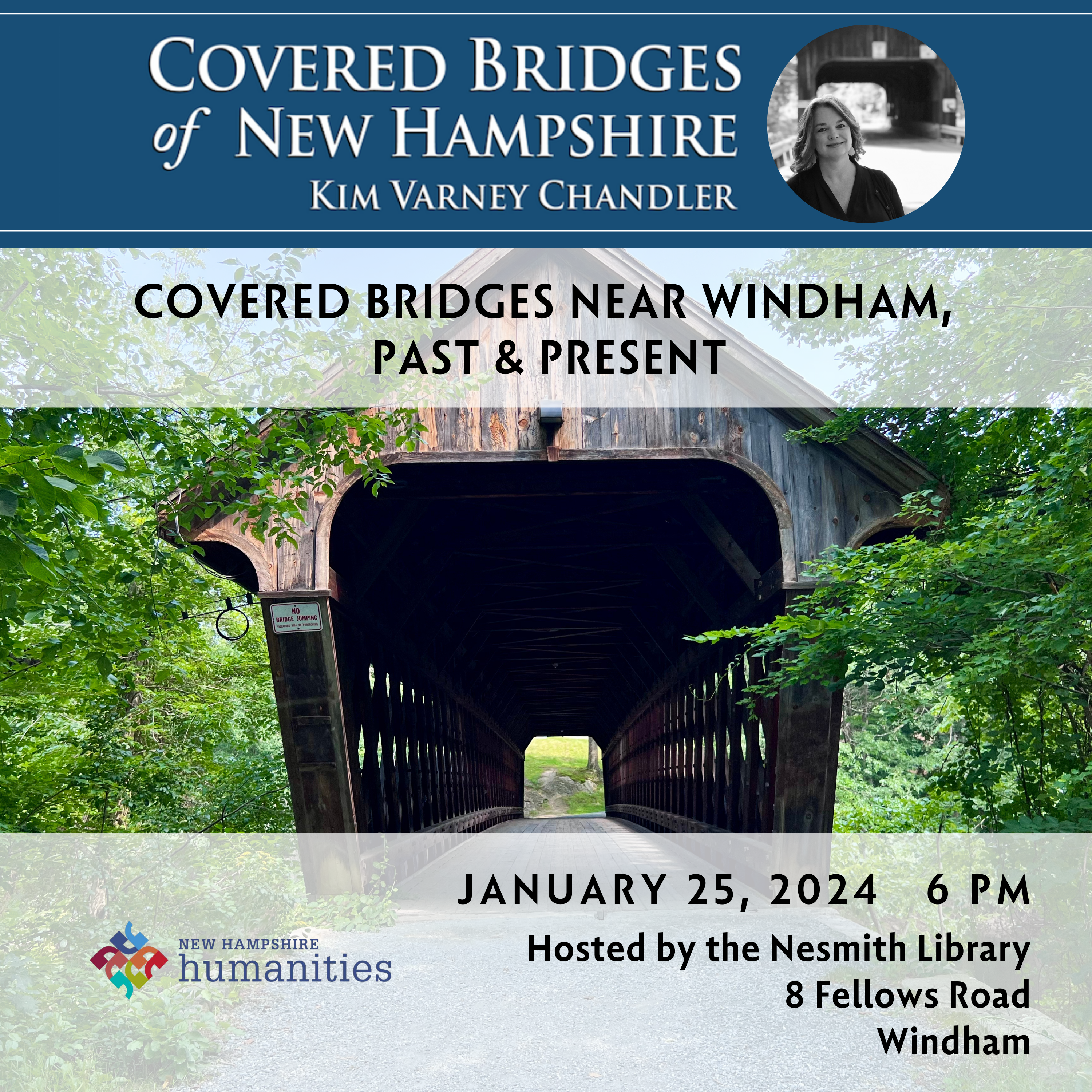 Nesmith Library Windham program on Covered Bridges of New Hampshire