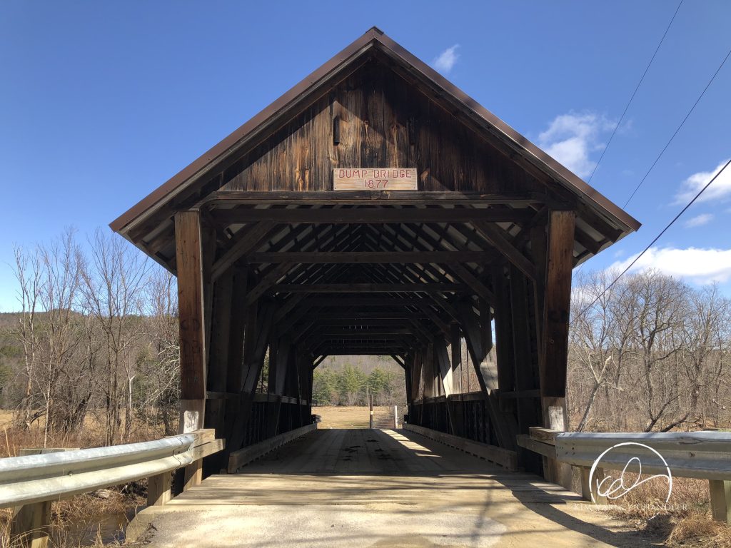 Bump Bridge, Campton, New Hampshire. Photo by Kim Varney Chandler.
