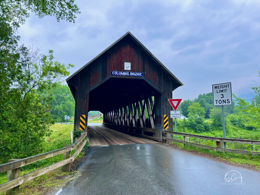 Columbia Bridge, Columbia, New Hampshire. Photo by Kim Varney Chandler.