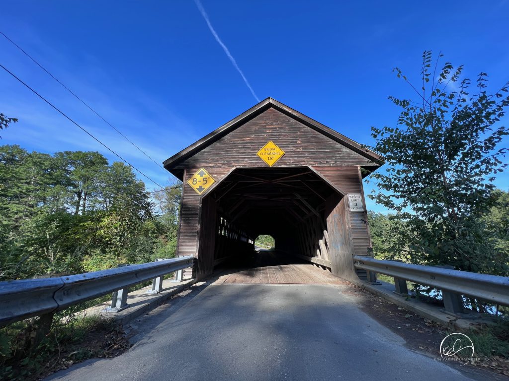 Edgell Bridge, Lyme, New Hampshire. Photo by Kim Varney Chandler.