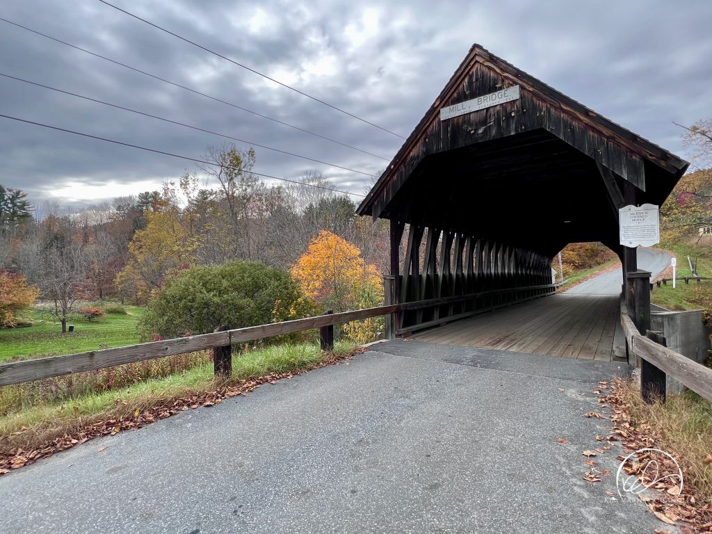 Mill Bridge, Meriden, New Hampshire. Photo by Kim Varney Chandler.