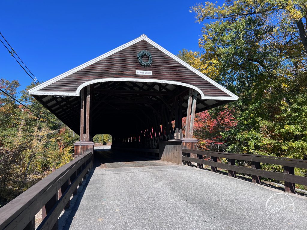 Rowell Bridge, Hopkinton, New Hampshire. Photo by Kim Varney Chandler.