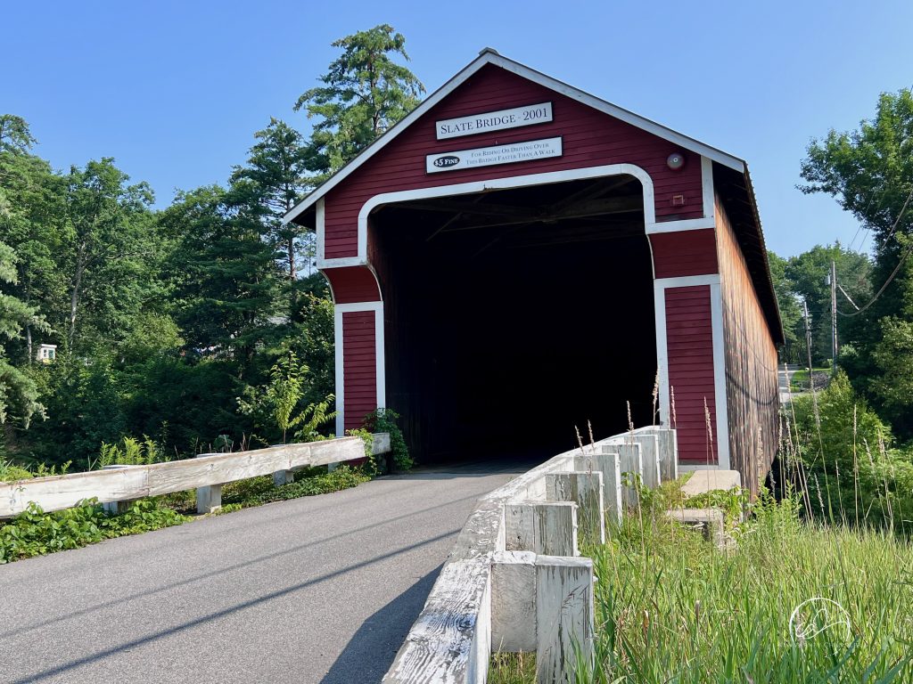 Slate Bridge, Swanzey, New Hampshire. Photo by Kim Varney Chandler.