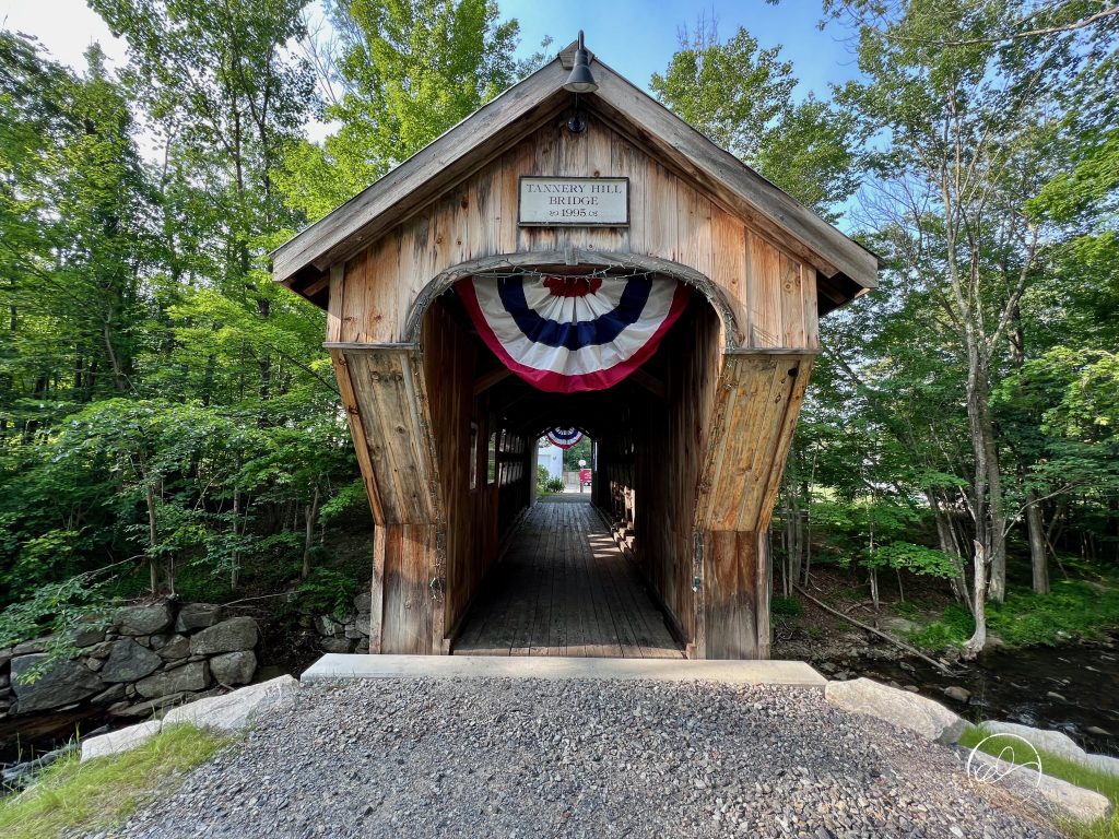 Tannery Hill Bridge, Gilford, New Hampshire. Photo by Kim Varney Chandler.