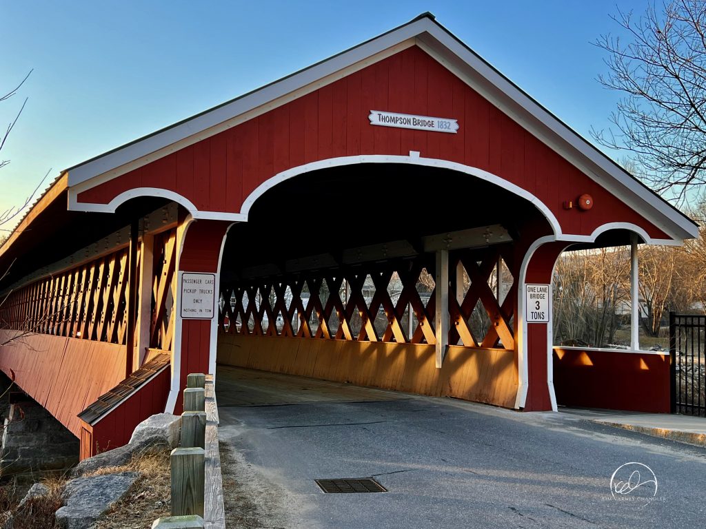 Thompson Bridge, Swanzey, New Hampshire. Photo by Kim Varney Chandler.