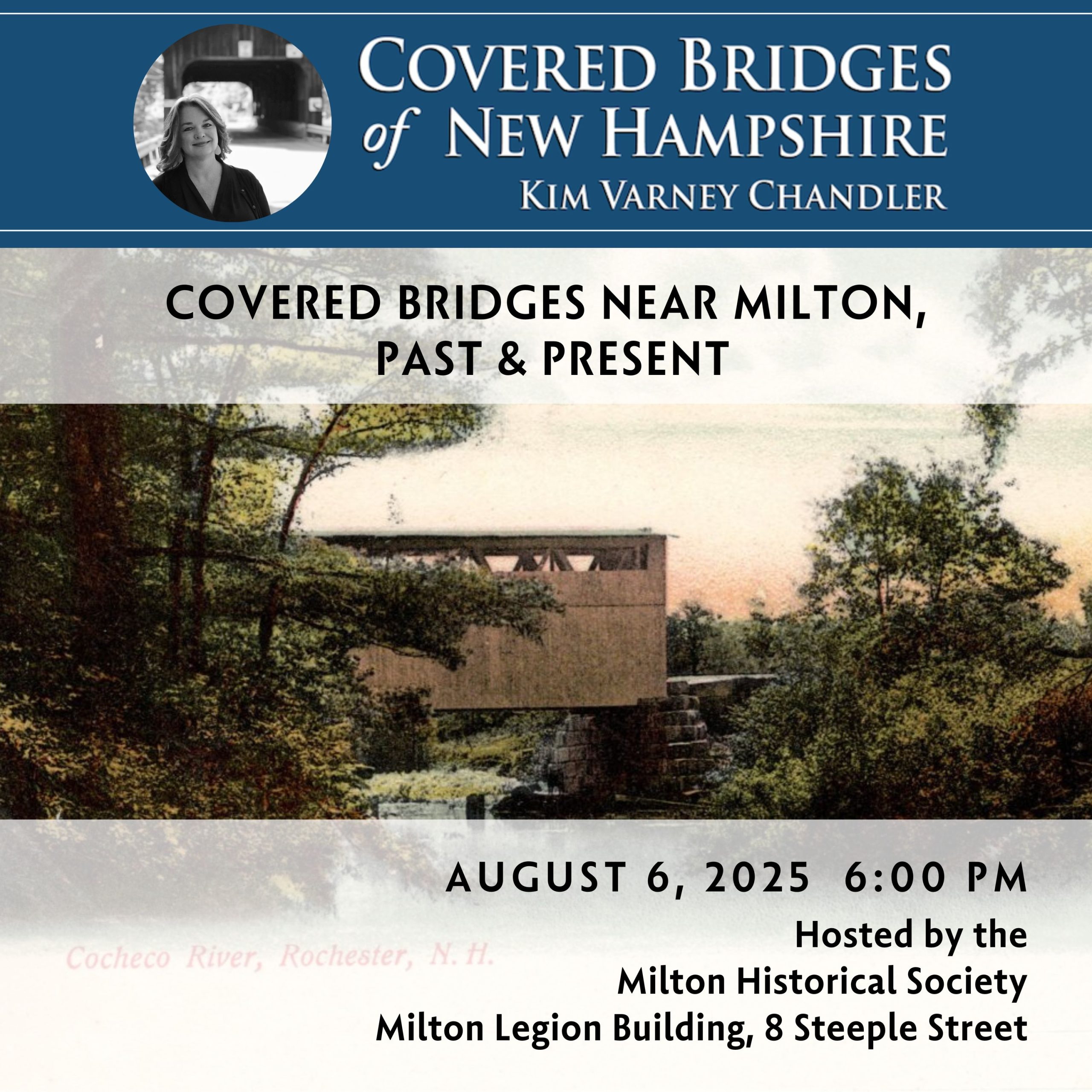 Milton Historical Society Program on Covered Bridges of New Hampshire
