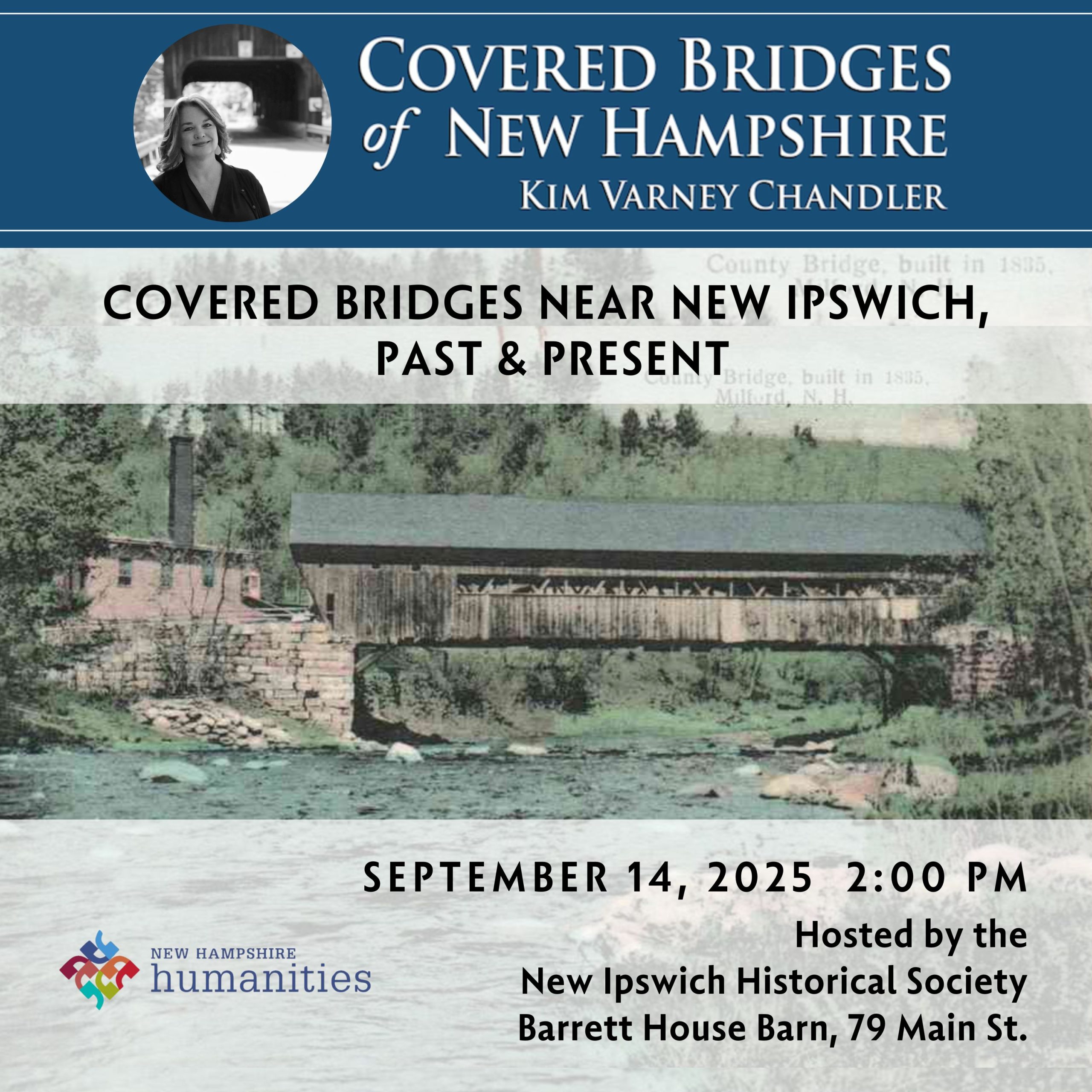 New Ipswich Historical Society Program on Covered Bridges of New Hampshire