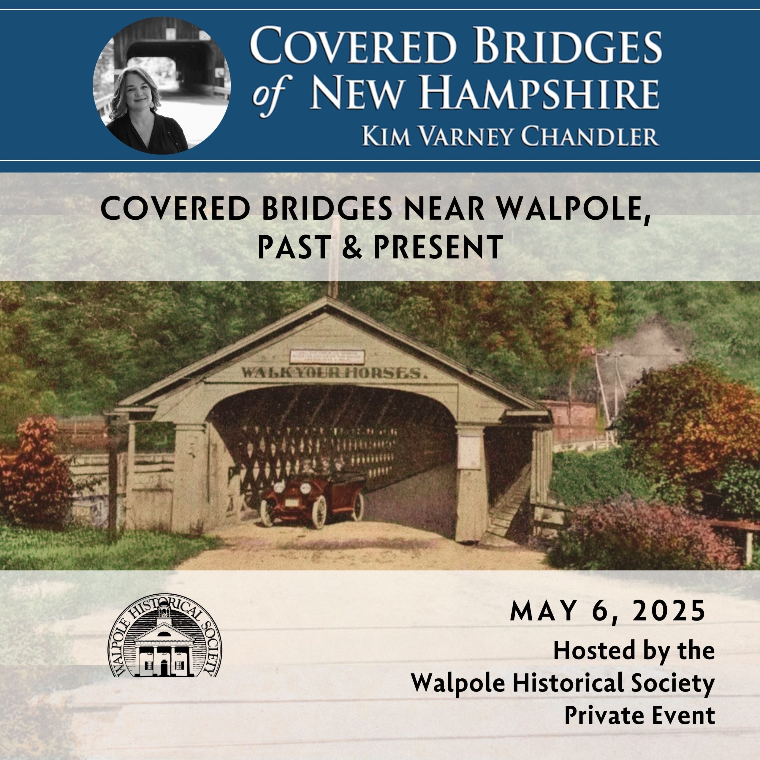 Walpole Historical Society Program on Covered Bridges of New Hampshire