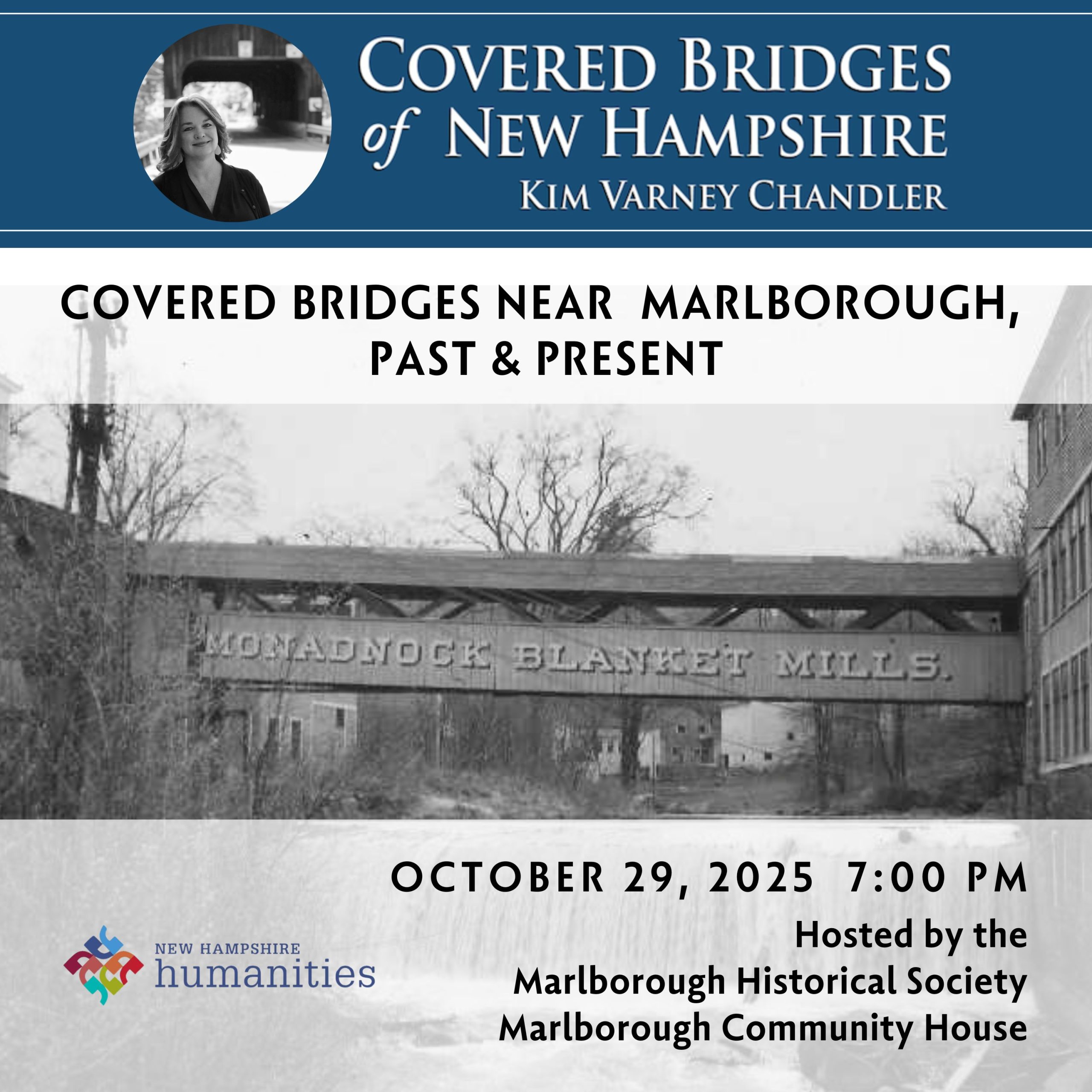 Marlborough Historical Society Program on Covered Bridges of New Hampshire