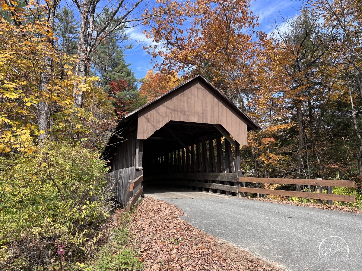 Dingleton Hill Bridge, Cornish, New Hampshire. Photo by Kim Varney Chandler.