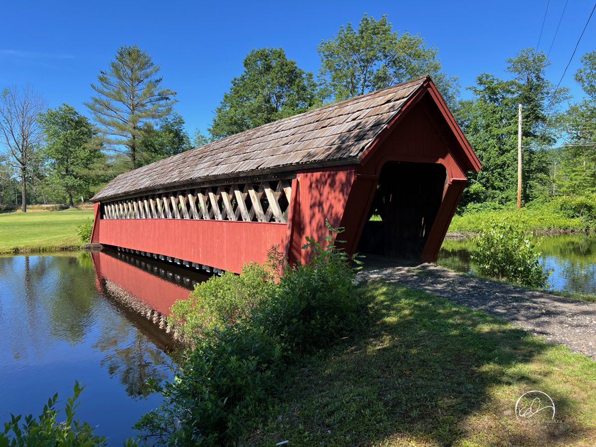 Jack O'Lantern Bridge, Woodstock, New Hampshire. Photo by Kim Varney Chandler.