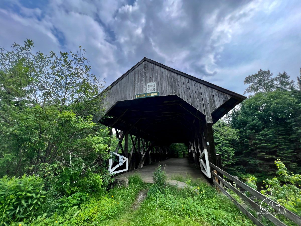Bacon Bridge, Pittsburg/Clarksville, New Hampshire. Photo by Kim Varney Chandler.