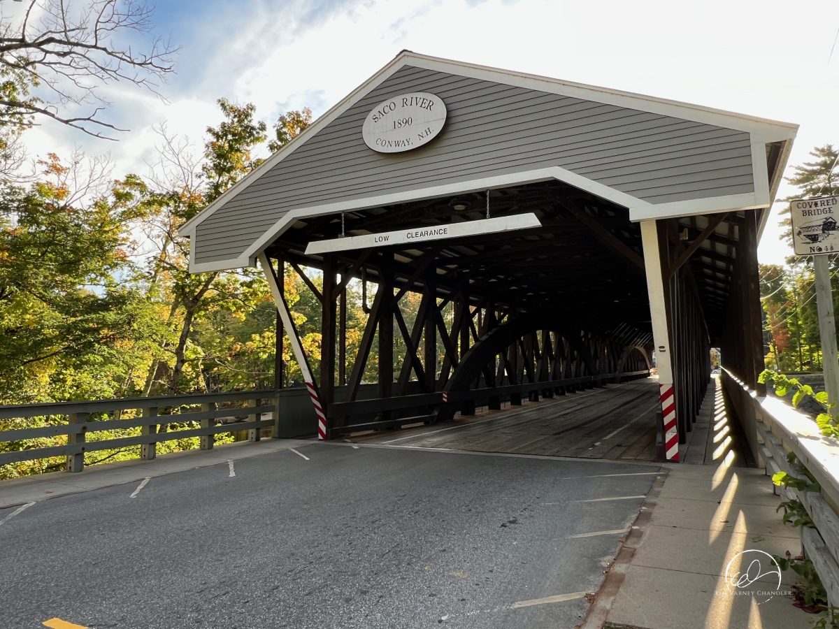 Saco River Bridge, Conway, New Hampshire. Photo by Kim Varney Chandler.