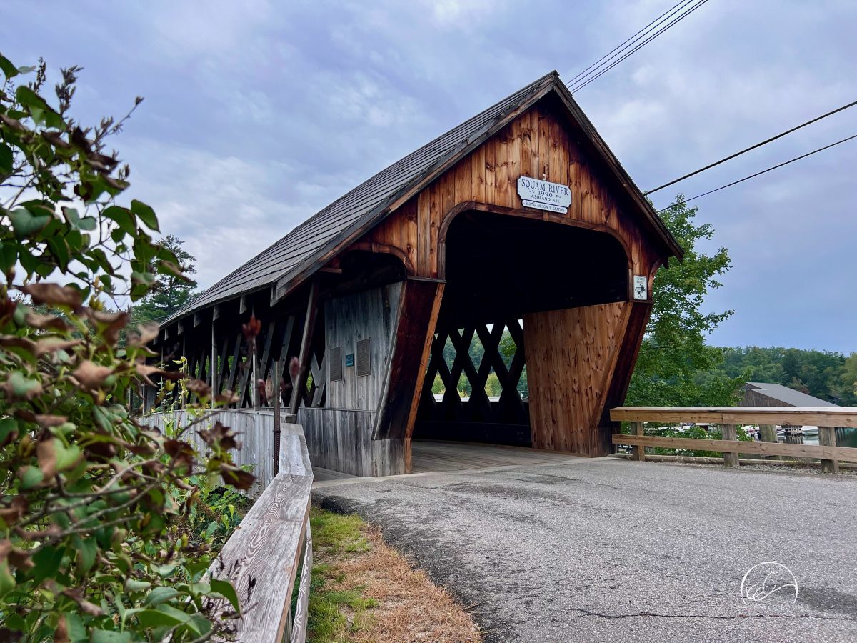 Squam River Bridge, Ashland, New Hampshire. Photo by Kim Varney Chandler.