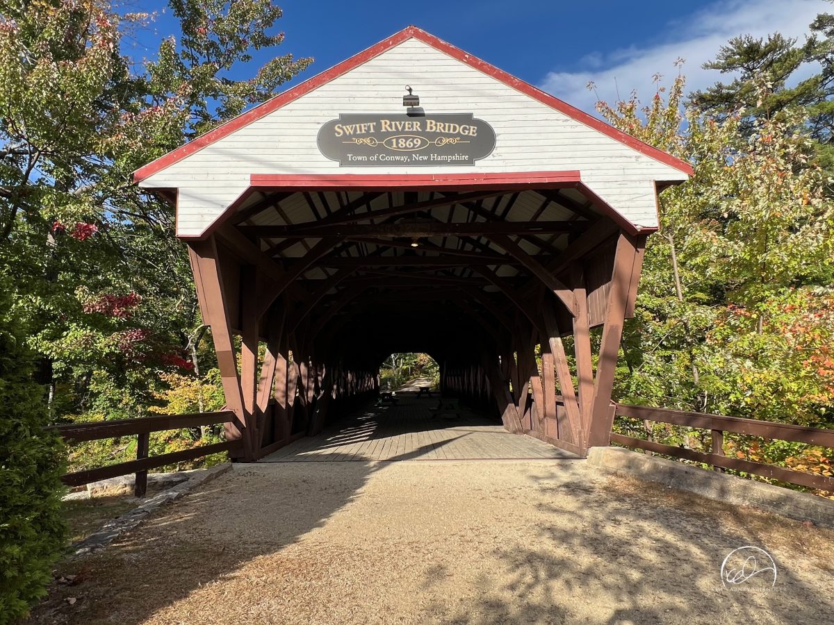 Swift River Bridge, Conway, New Hampshire. Photo by Kim Varney Chandler.