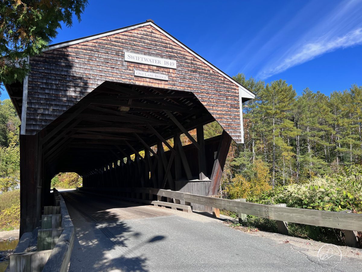 Swiftwater Bridge, Bath, New Hampshire. Photo by Kim Varney Chandler.
