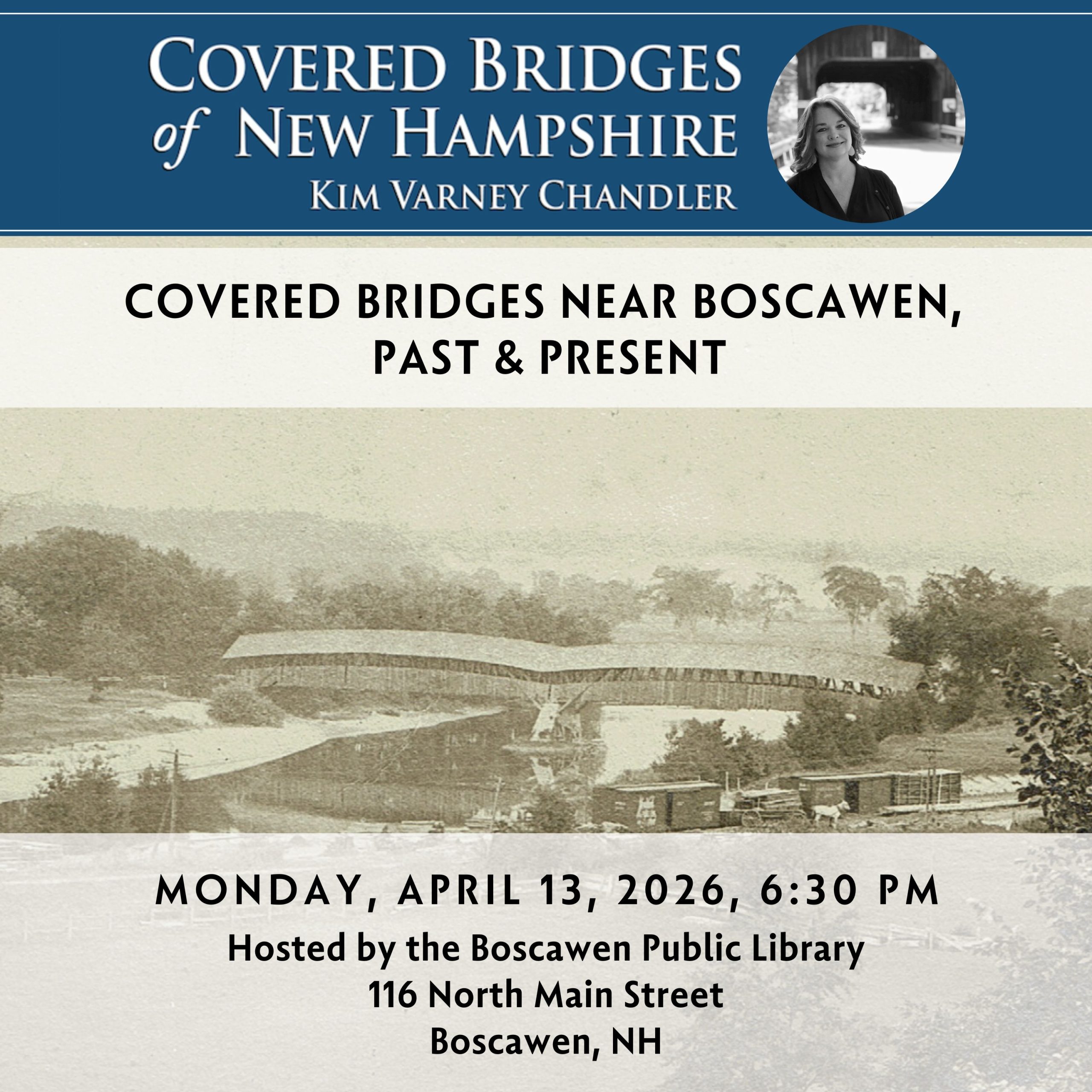 Boscawen Public Library Program on Covered Bridges of New Hampshire