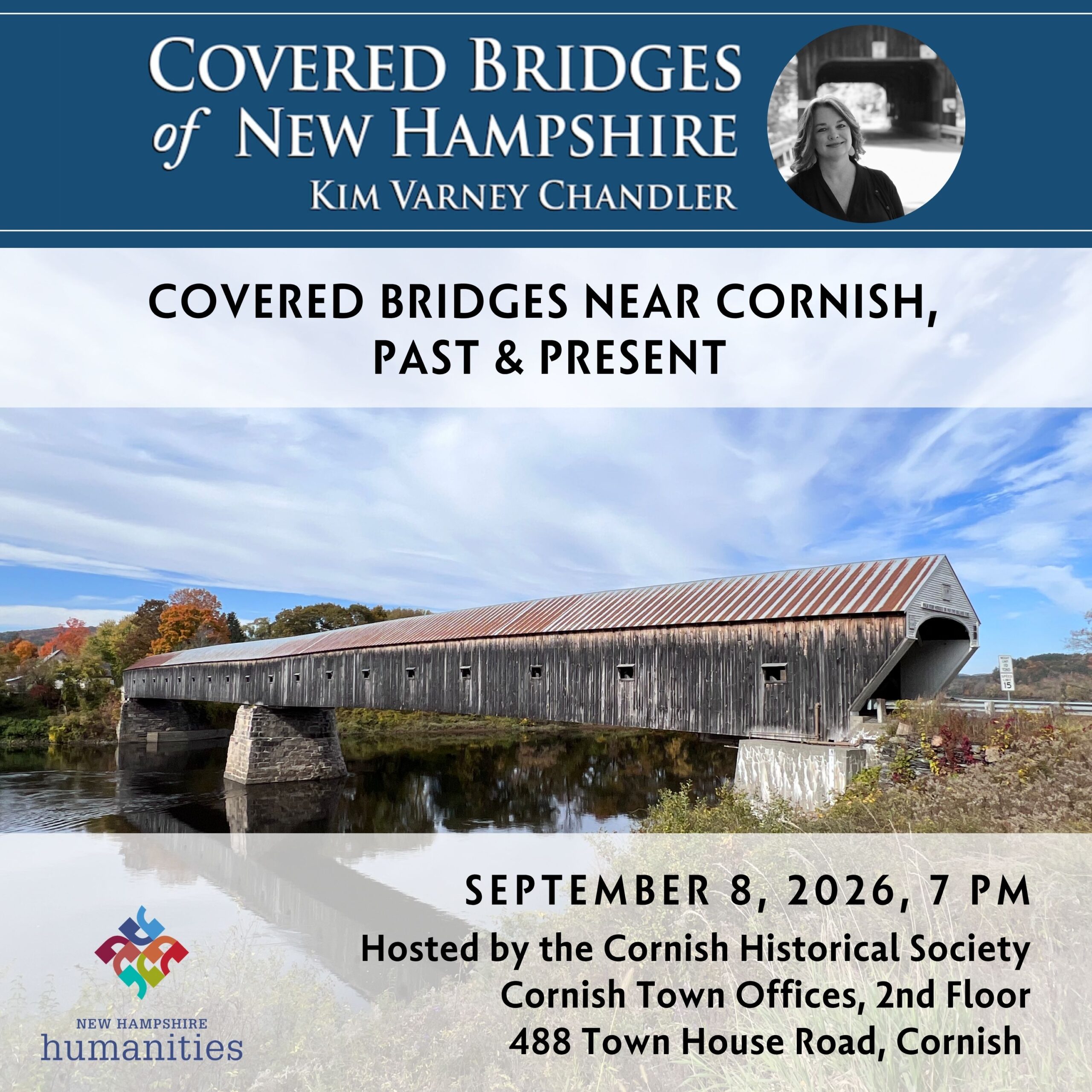 Cornish Historical Society program on Covered Bridges of New Hampshire