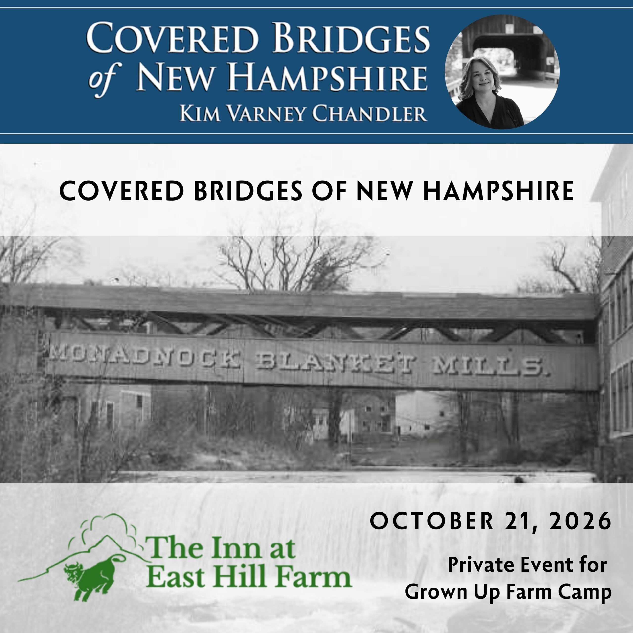 Inn at East Hill Farm Program on Covered Bridges of New Hampshire