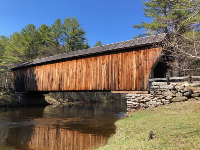 Newport Corbin 2021 MAY Corbin Covered Bridge, Newport, New Hampshire