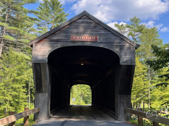 Newport Corbin 2025 AUG Corbin Covered Bridge, Newport, New Hampshire