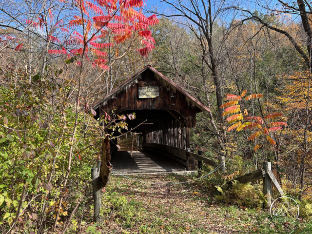 Blacksmith Shop Covered Bridge, Cornish