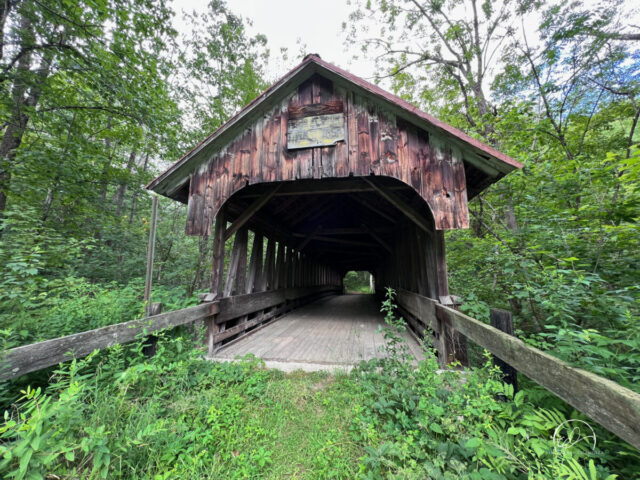 Blacksmith Shop Covered Bridge, Cornish