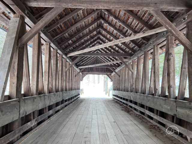 Blacksmith Shop Covered Bridge, Cornish
