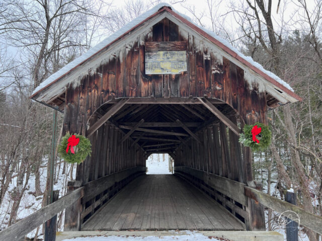 Blacksmith Shop Covered Bridge, Cornish