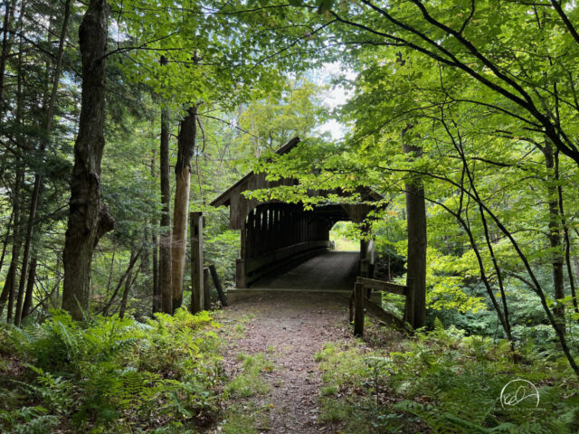 Blacksmith Shop Covered Bridge, Cornish
